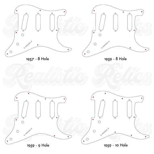 1959 Strat® Pickguard in Mint (Multi Pattern)