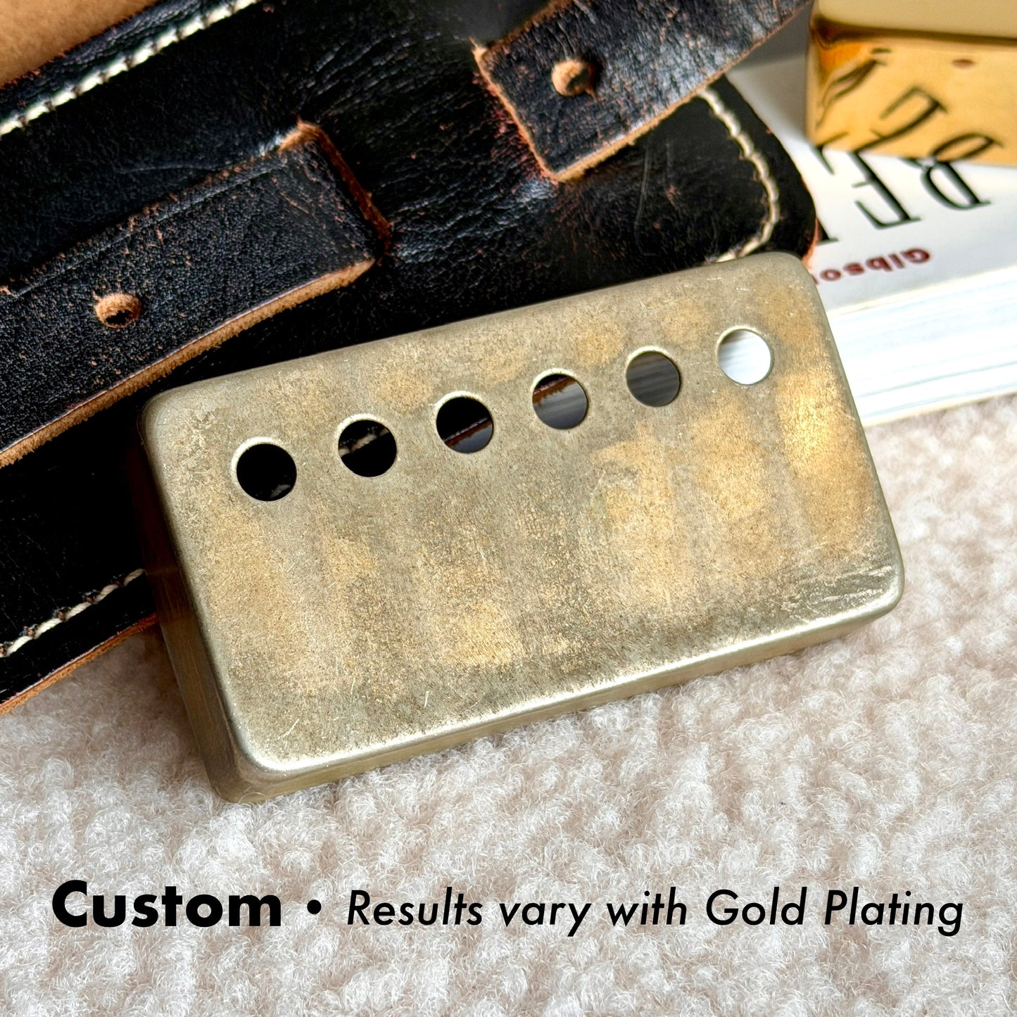 Burst • 1959 Gold PAF Pickup Covers Vintage Rounded
