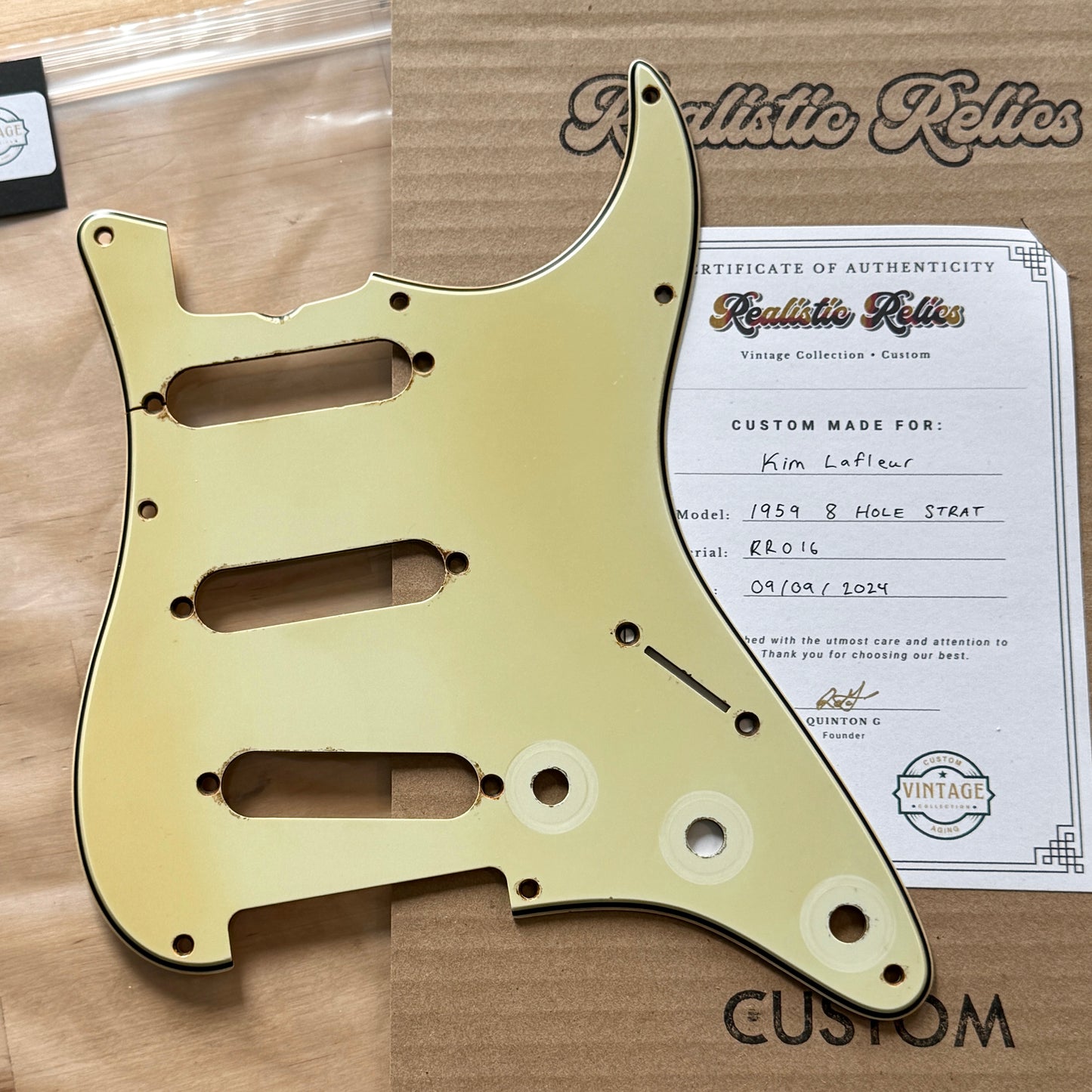 1962 Strat® Schlagbrett in Mint