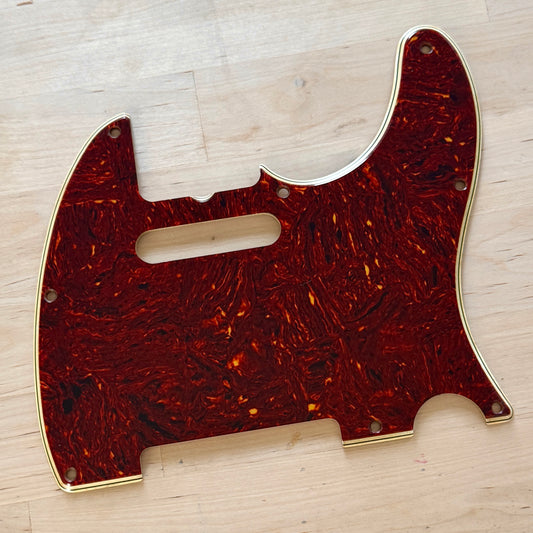 Limited Pre-Order • Aged Tele® Celluloid Tortoise Shell Pickguard