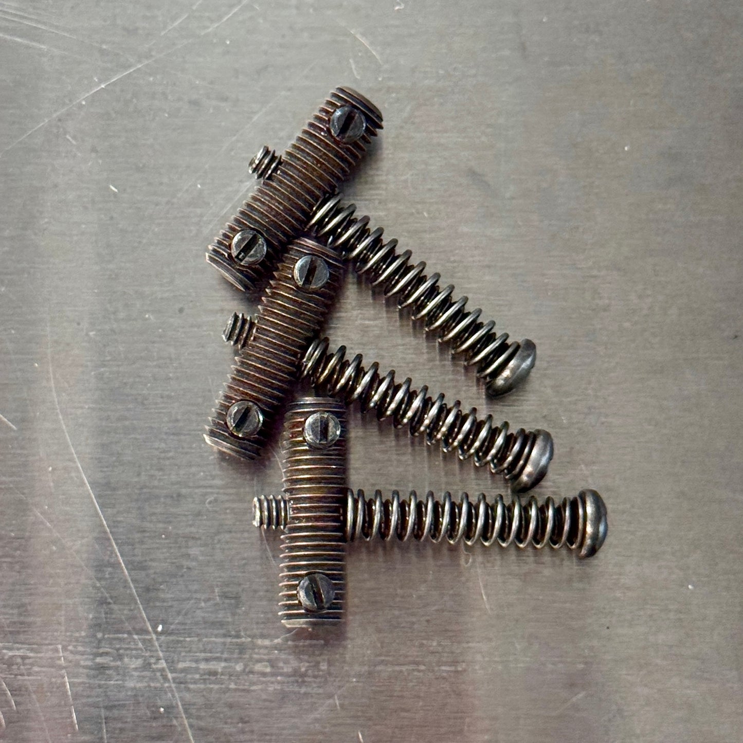 One Off • Heavy Aged 1960's Tele® Threaded Saddles