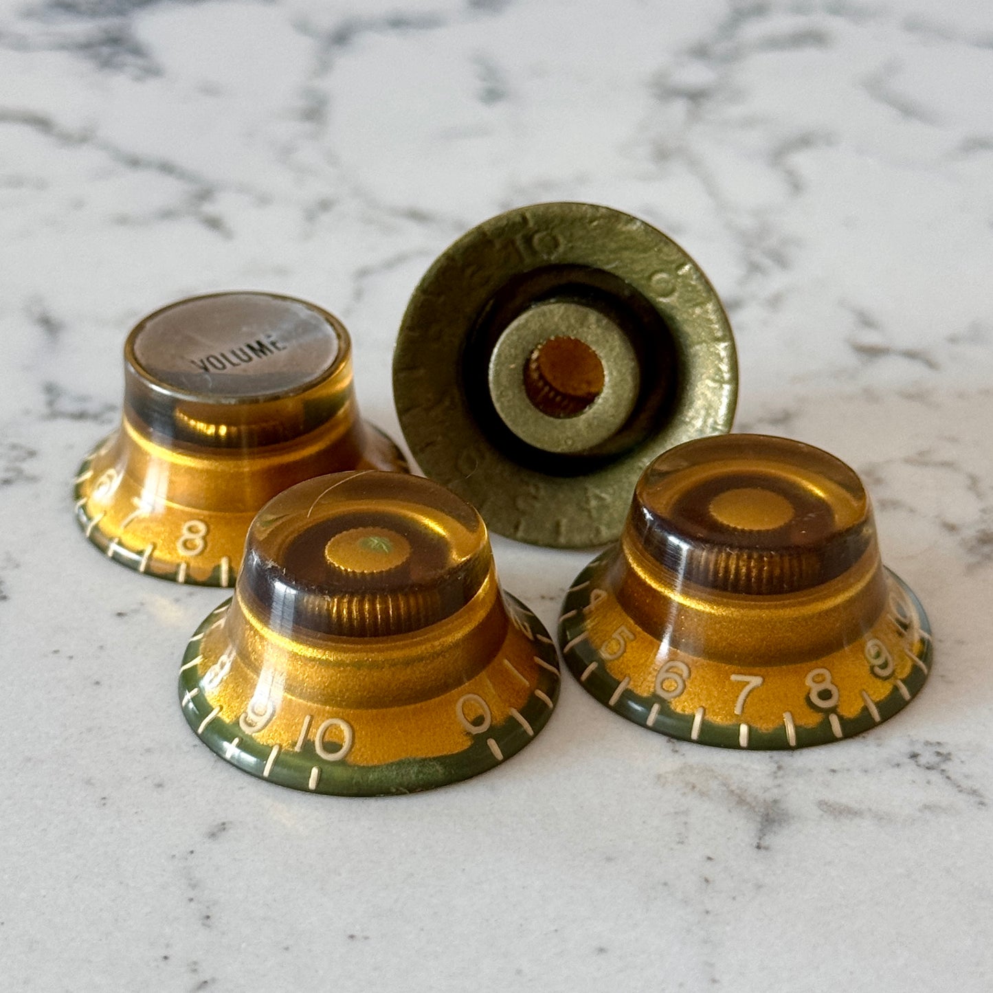 バースト・「グリーニー」ノブセット (CAB) レスポール 1959