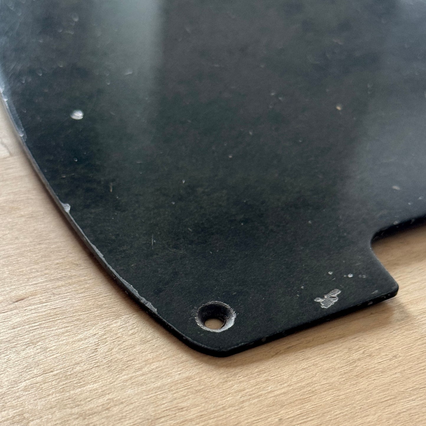 1950's Bakelite Esquire Pickguard (Black & Nitro Lacquer)