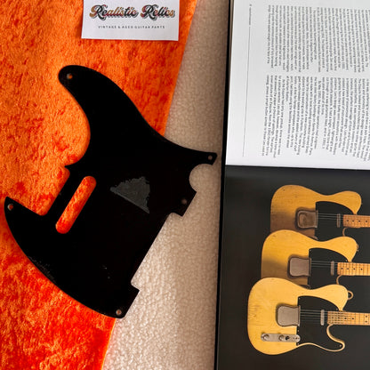 1950's Bakelite Tele Pickguard (Black & Nitro Lacquer)