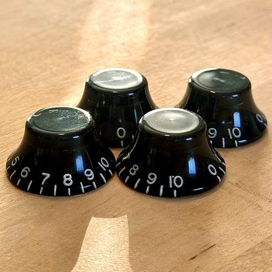 VOS • 1959 Bell / Top Hat Knobs (Black)