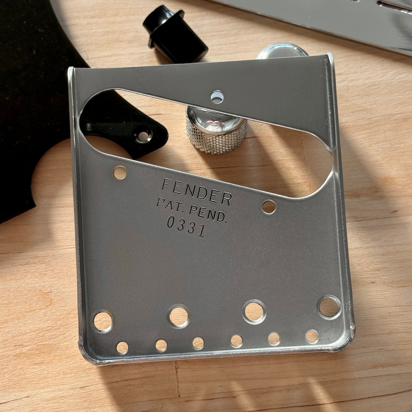 VOS • Tele® Pat Pend Bridge Plate (Optional Serial Number)