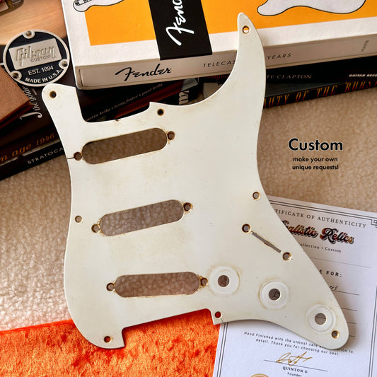 1957 Strat Pickguard in White