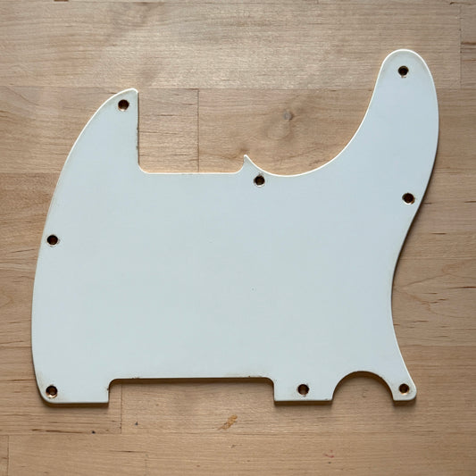 1960 Esquire® Pickguard in White (Thicker 1 Ply)