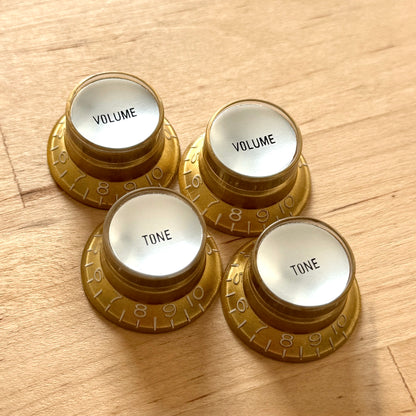 VOS • 1960 Reflector Knobs (Gold / Silver Top)