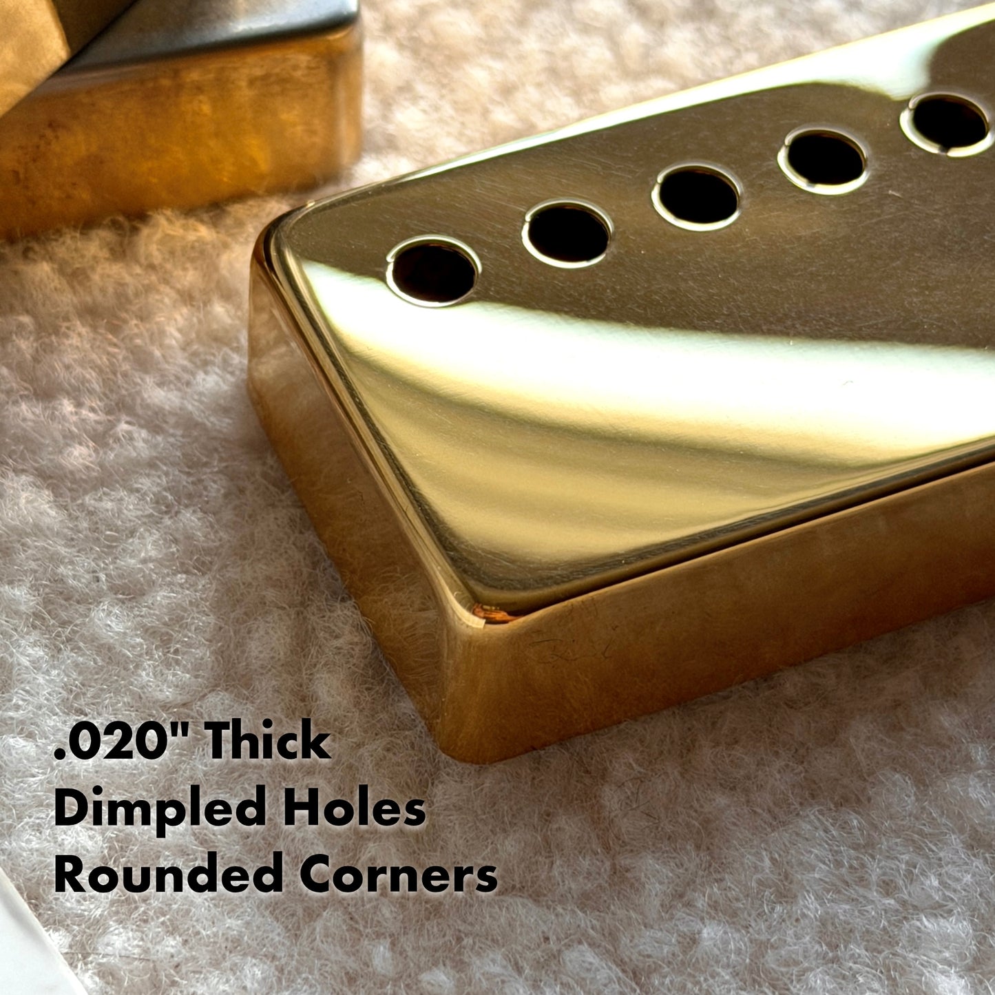 Burst • 1959 Gold PAF Pickup Covers Vintage Rounded