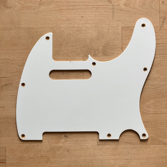 1960 Tele® Pickguard in White (Thicker 1 Ply)