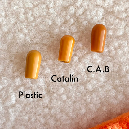 Vintage Butyrate Toggle Switch Tip in Amber (CAB)