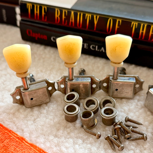 Kluson® Deluxe Single Line Single Ring Tuners • Gibson Style