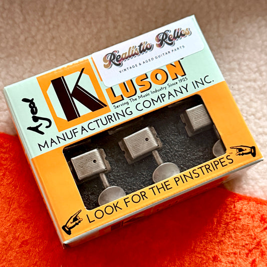 Kluson® Deluxe Single Line Tuner Set • Fender Style
