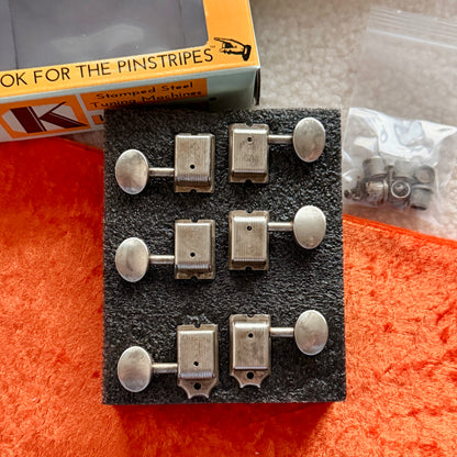 Kluson® Deluxe Single Line Tuner Set • Fender Style