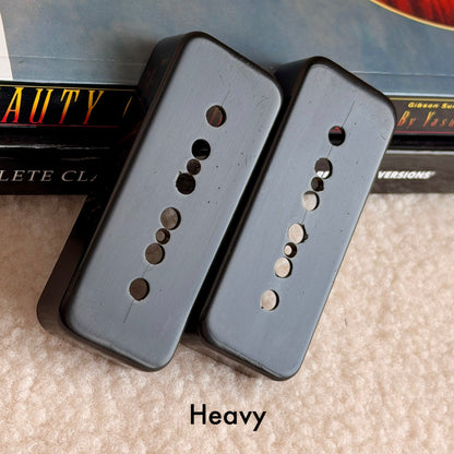 Burst • Butyrate P90 Pickup Covers Black