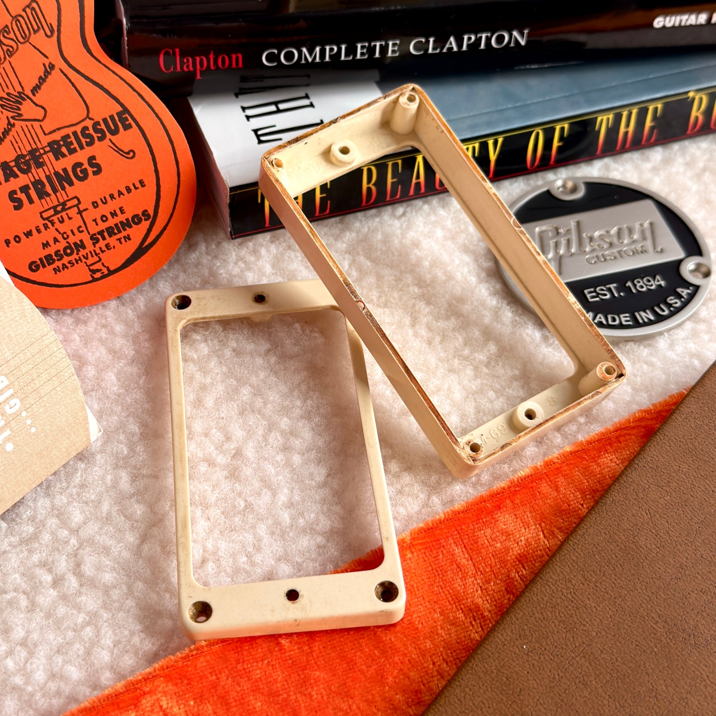 Burst • Butyrate M69 Pickup Rings 1959 Cream