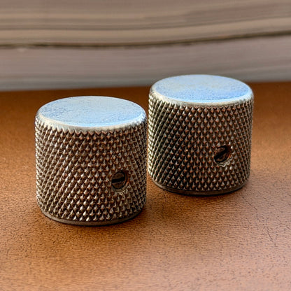 ONE OFF • Heavy Aged Tele® Flat Top Knobs (Brass)