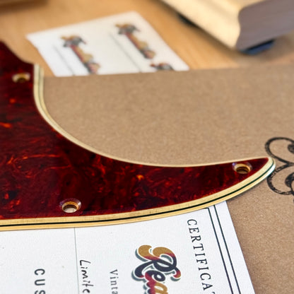 Limited Pre-Order • Aged 1962 Strat® Celluloid Tortoise Shell Pickguard