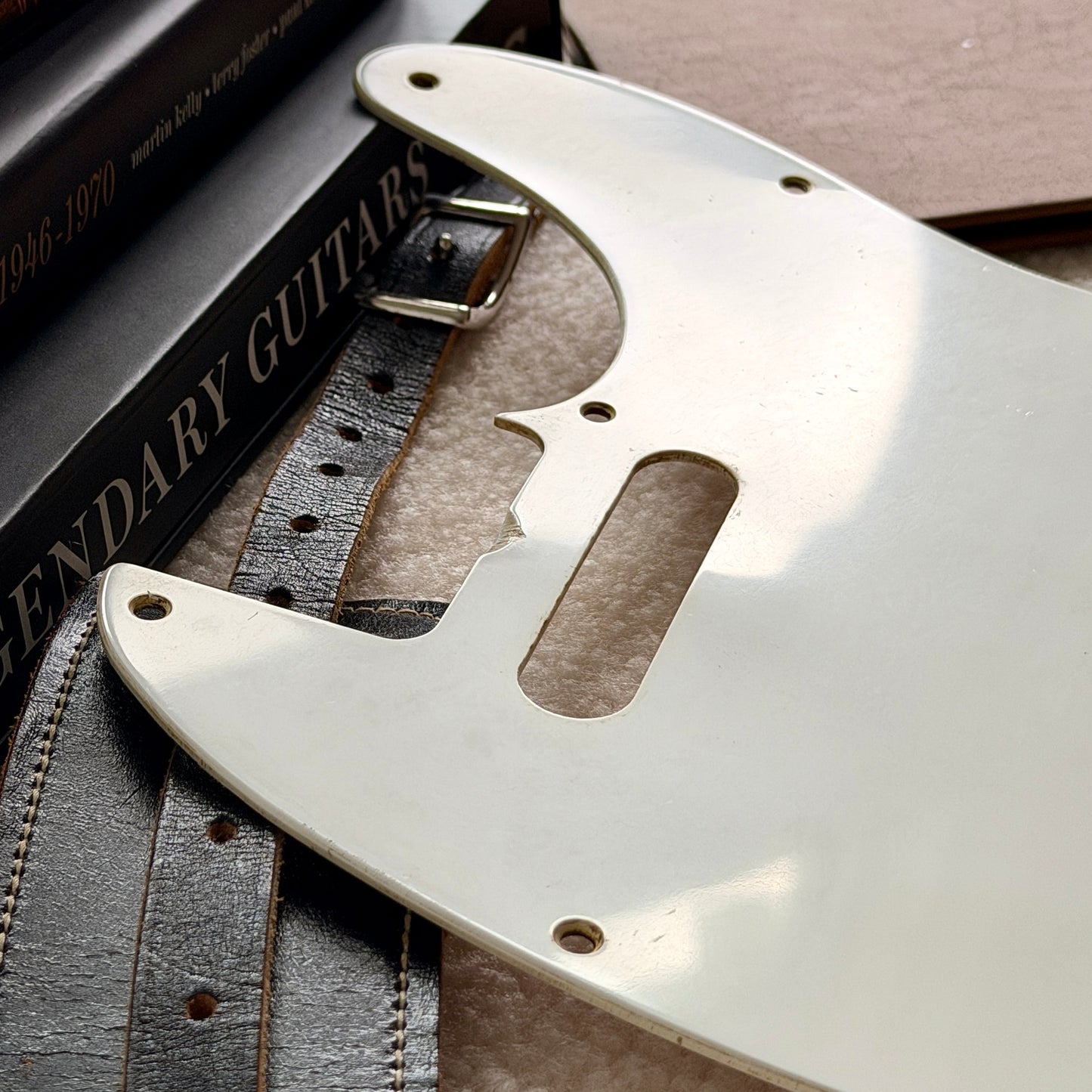 1960 Tele® Pickguard in White (Thicker 1 Ply)