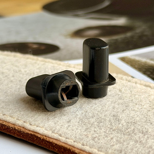 1950's & 1960's Bakelite Tele® Top Hat Switch Tip • Daka Ware