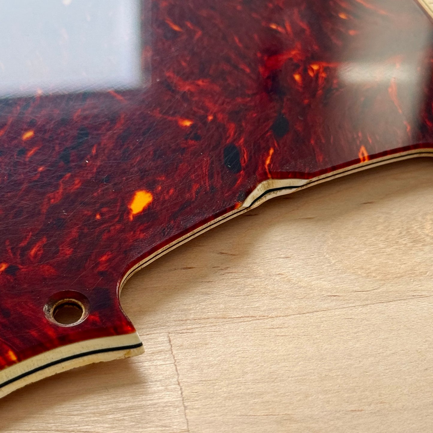 Limited Pre-Order • Aged 1960's Precision Bass® Celluloid Tortoise Shell Pickguard