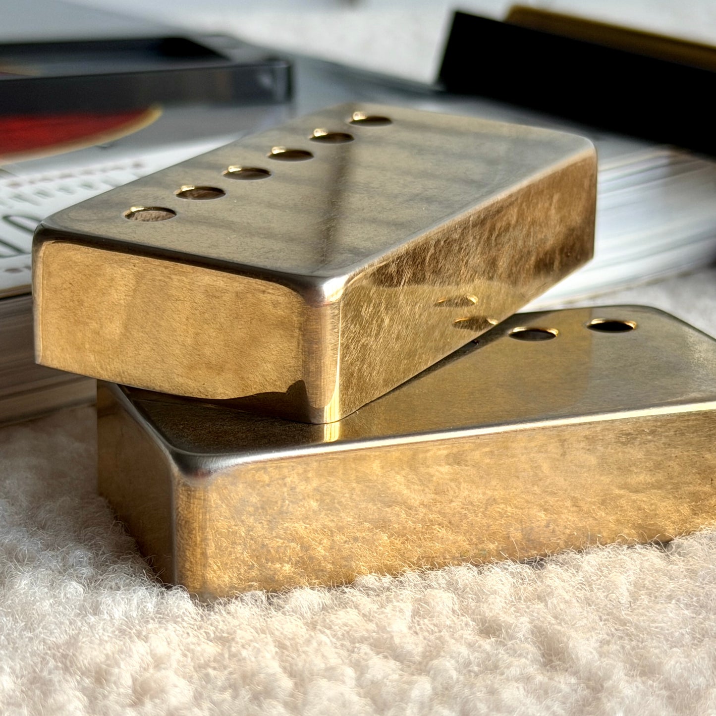 Burst • 1959 Gold PAF Pickup Covers Vintage Rounded