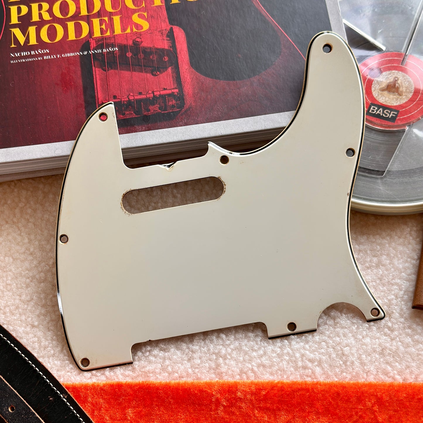 1960's Tele® Pickguard in White Parchment