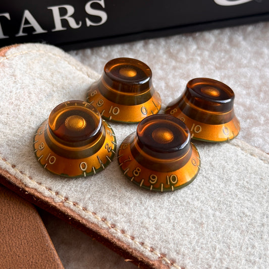 Vintage Bell Knobs (Amber)