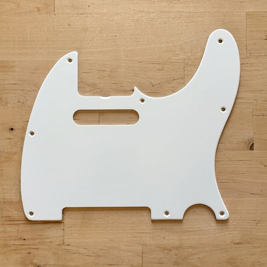 VOS • 1960 Tele® Pickguard in White (Thicker 1 Ply)