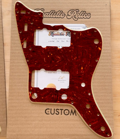 Limited Pre-Order • Aged 1960's Jazzmaster® Celluloid Tortoise Shell Pickguard