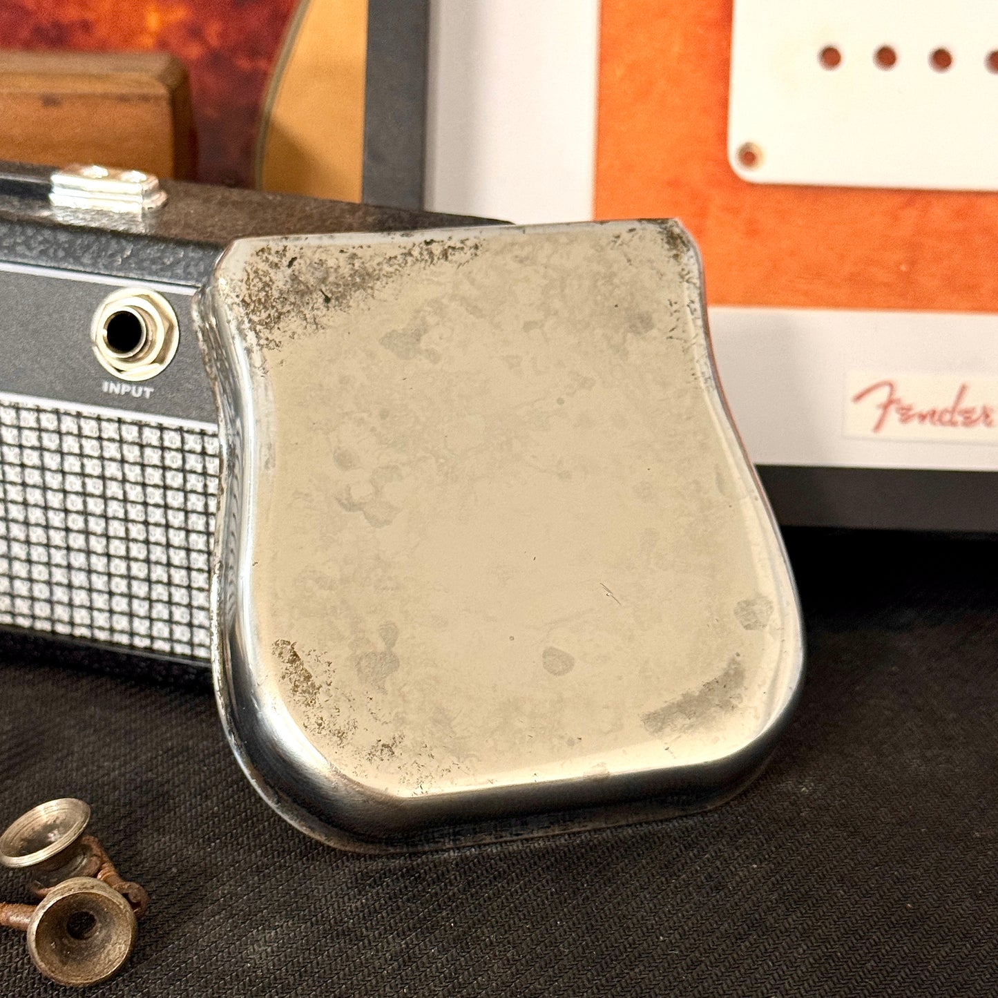 Ultra Heavy Aged Tele® Ashtray Bridge Cover