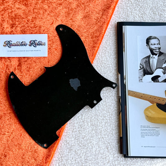 1950's Bakelite Esquire Pickguard (Black & Nitro Lacquer)