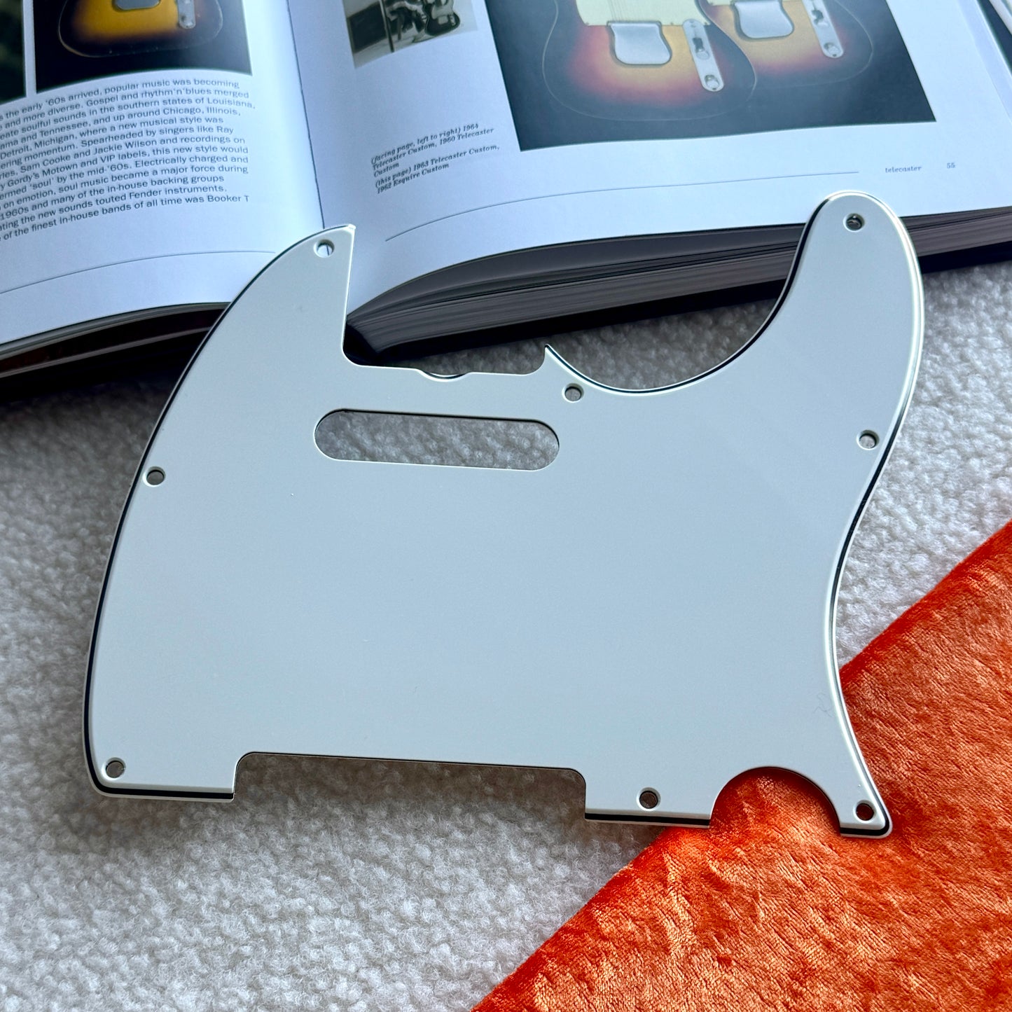 1960's Tele® Pickguard in White Parchment