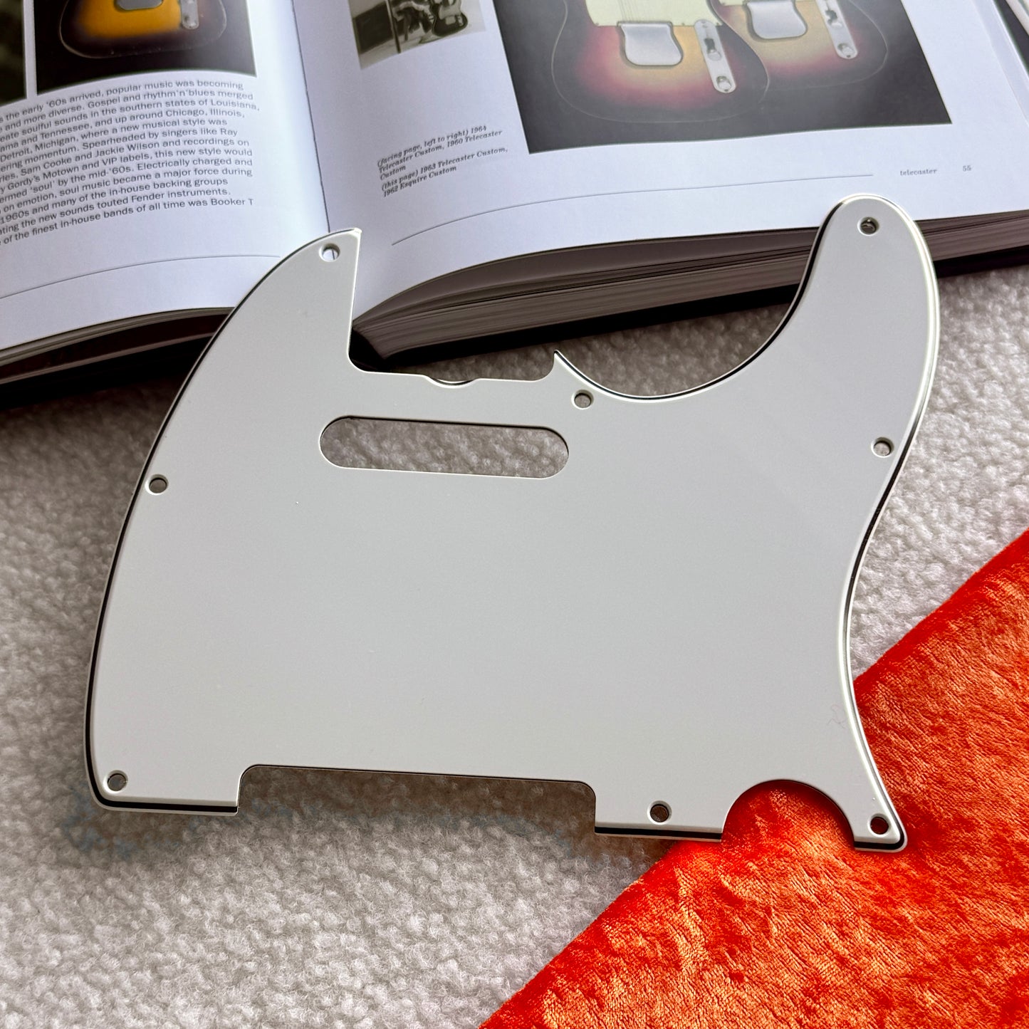1960's Tele® Pickguard in White Parchment