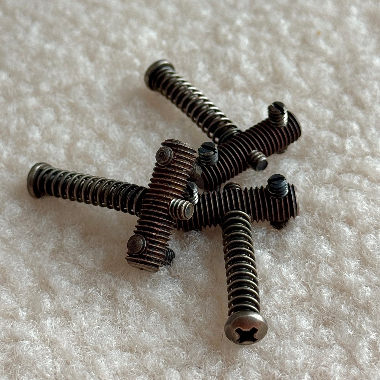 One Off • Heavy Aged 1960's Tele® Threaded Saddles