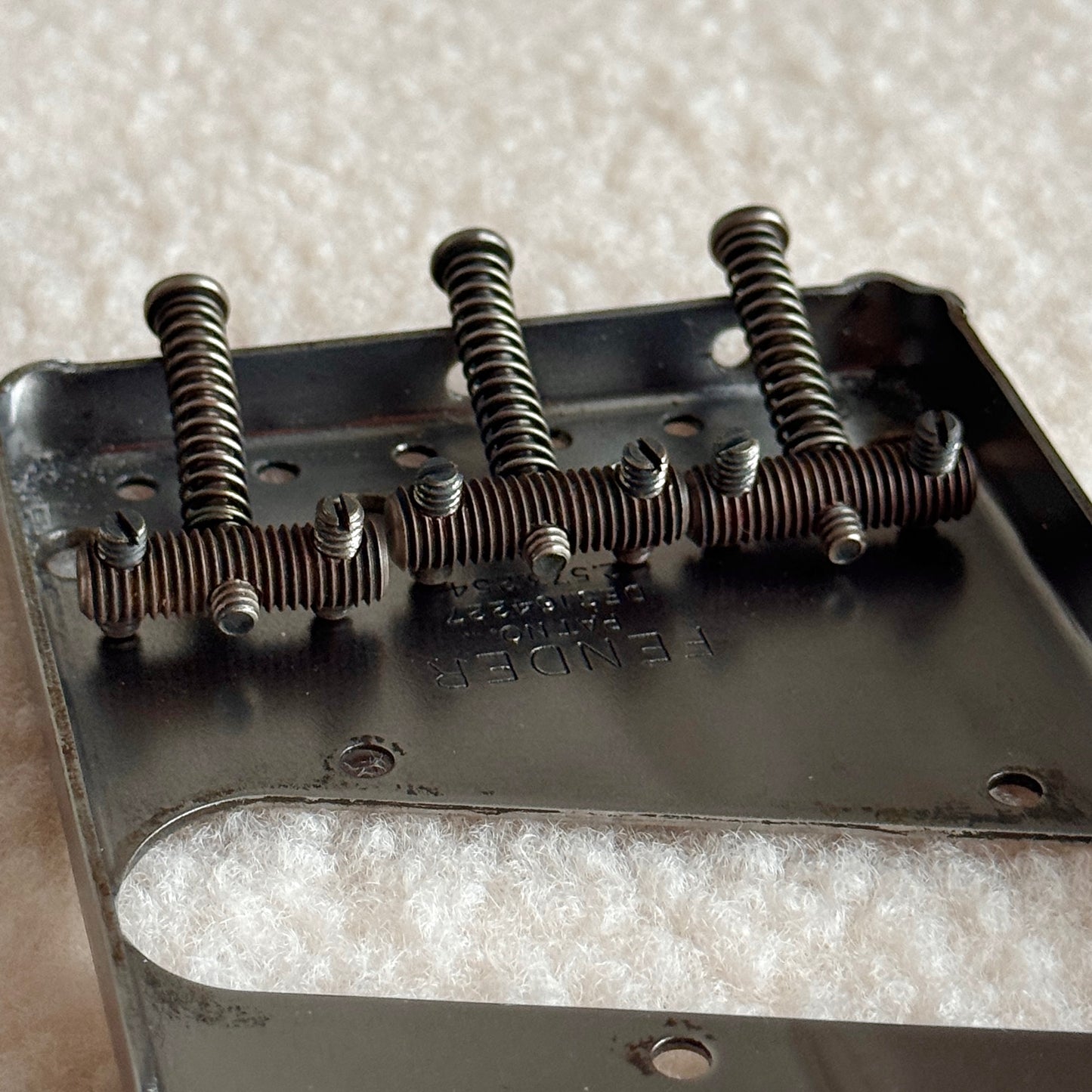 One Off • Heavy Aged 1960's Tele® Threaded Saddles