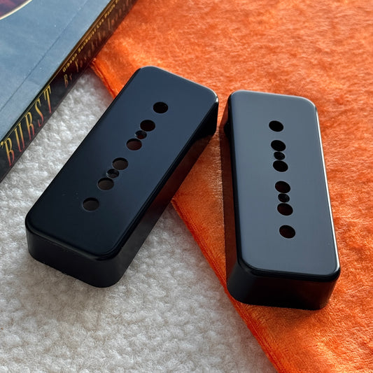 Burst • Butyrate P90 Pickup Covers Black