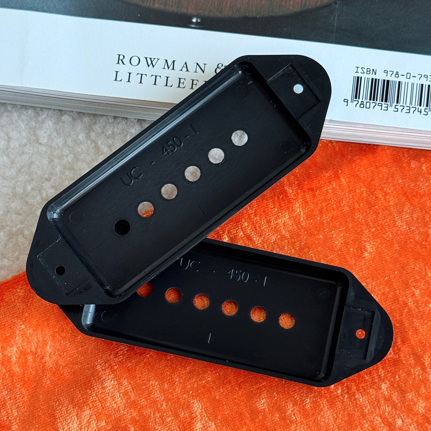 Burst • Butyrate P90 DogEar Pickup Covers Black