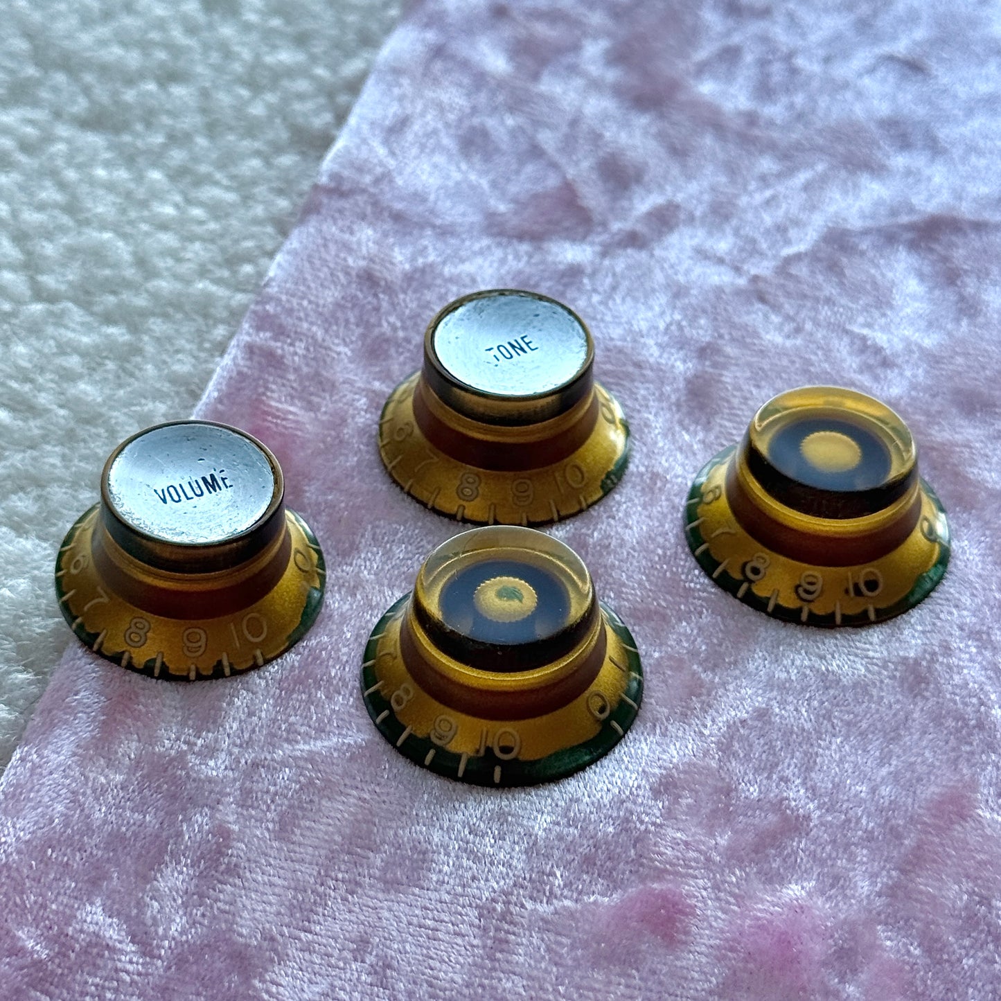 バースト・「グリーニー」ノブセット (CAB) レスポール 1959