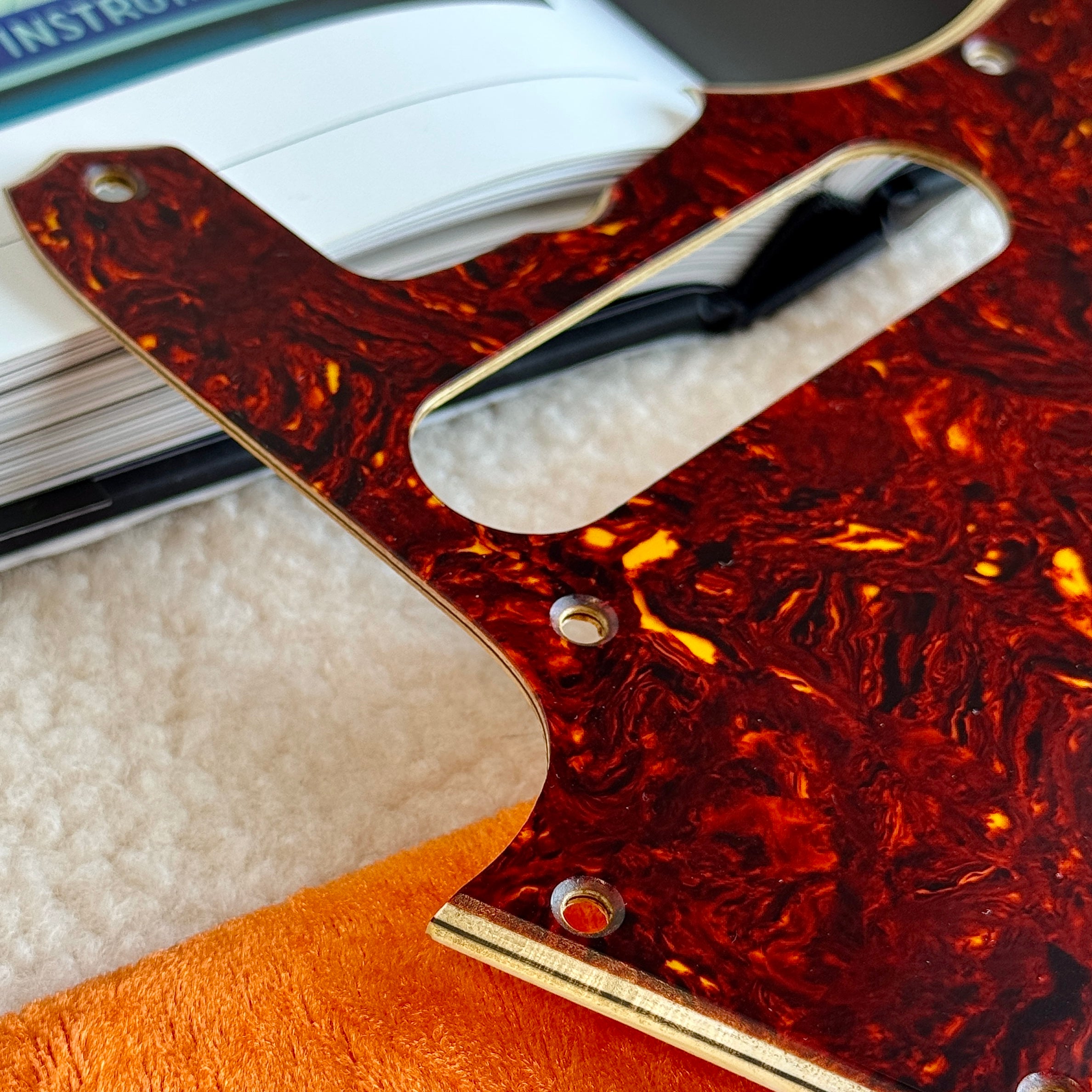 Clearance • MIJ '62 Jaguar® Celluloid Tortoise Shell Pickguard