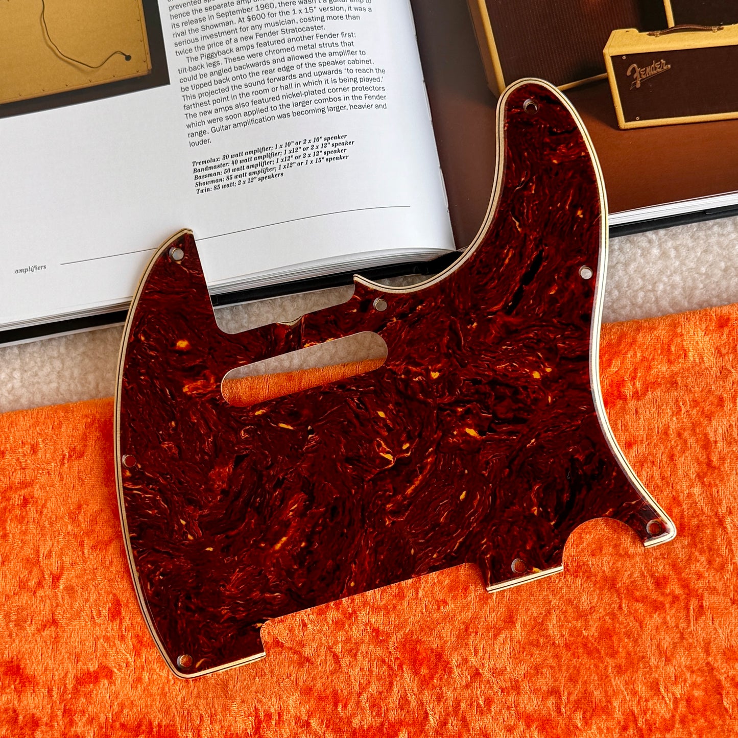 1960 Tele® Zelluloid Nitrat Tortoise Shell Pickguard