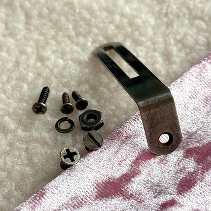 Burst • 1959 Nickel Pickguard Bracket & ALL Screws