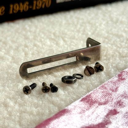 Burst • 1959 Nickel Pickguard Bracket & ALL Screws