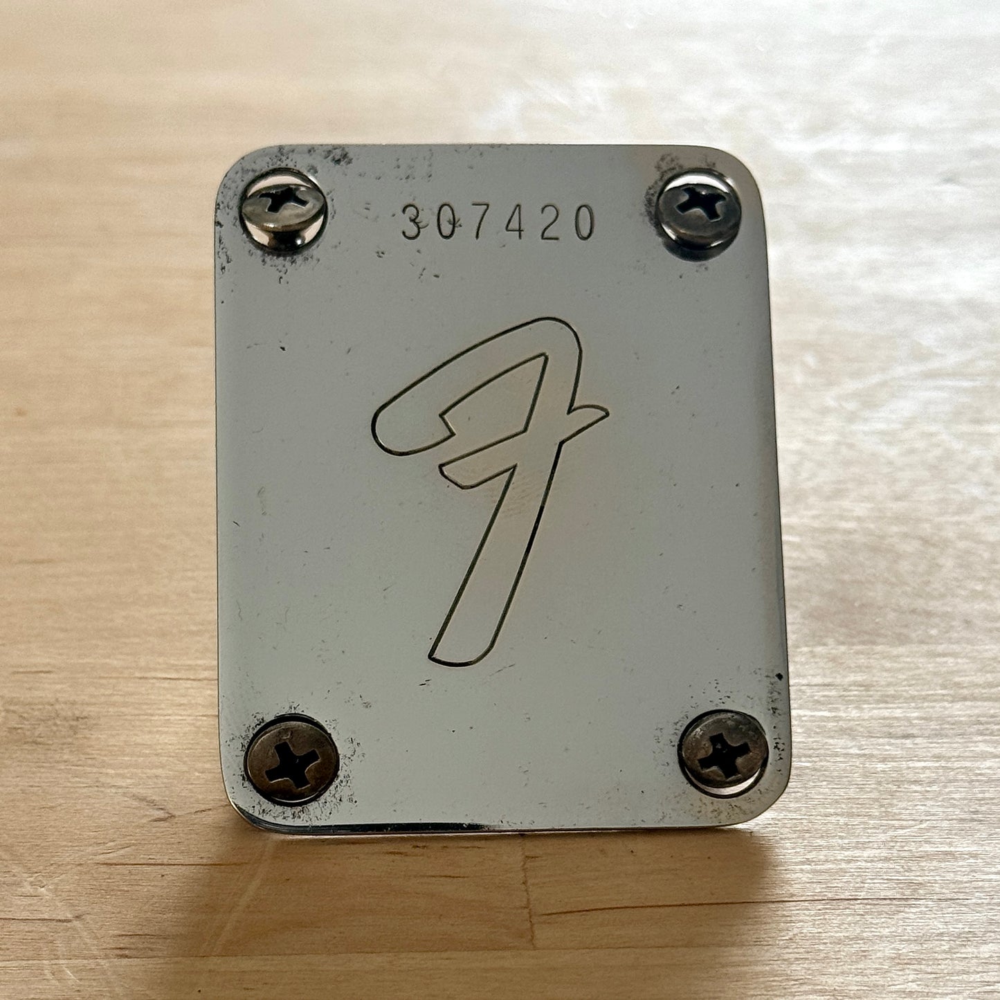 "F" Logo Neck Plate (Optional Serial Number)