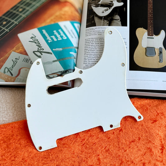 1960 Tele® Pickguard in White (Thicker 1 Ply)