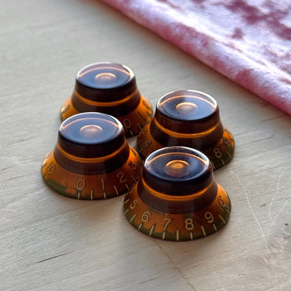 Vintage Bell Knobs (Amber)
