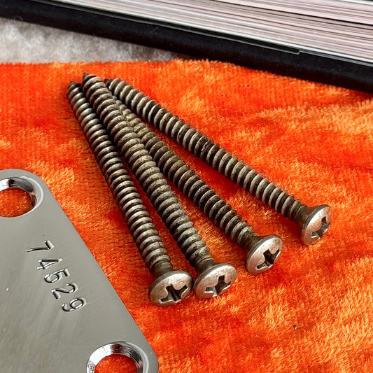 60's Fender® Neck Plate Screws • Pre-CBS 2"
