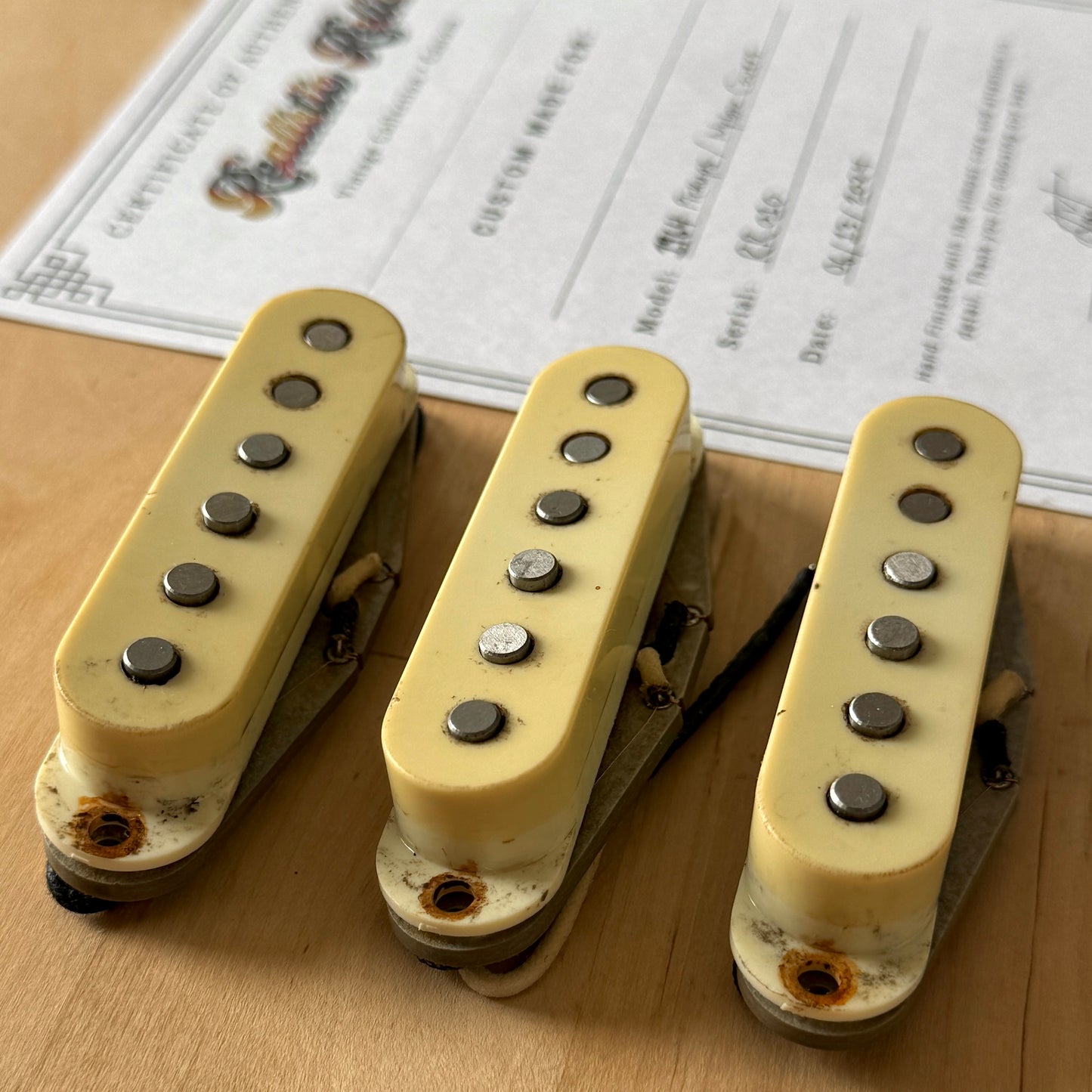 1964 Hand Wound Strat® Pickups & Aged Nylon Covers • Custom w/ COA