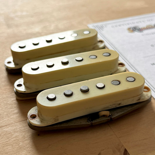 1964 Hand Wound Strat® Pickups & Aged Nylon Covers • Custom w/ COA